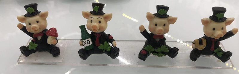 Glückschwein mit Klee Glückschwein mit Klee