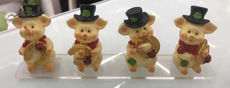 Glückschwein mit Hufeisen Glückschwein mit Hufeisen